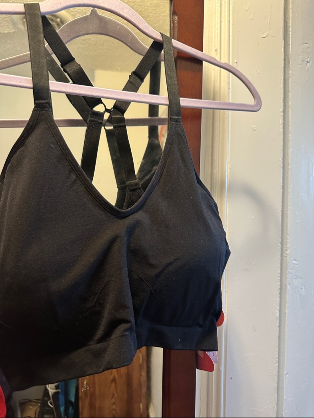YITTY Black Strappy Cross-Detail Sports Bra